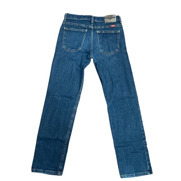 Vintage Wrangler Classic Straight Dark Wash Denim Jeans Size 14 Regular - Picture 2 of 7